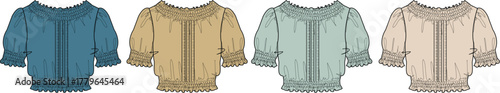Variety of Fashionable Blouse Designs A Stylish Collection in Diverse Colors and Styles