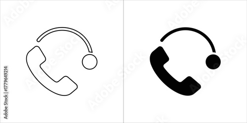 Customer service call center support icon