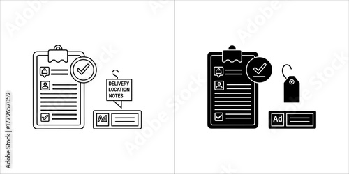 Online advertising and delivery location