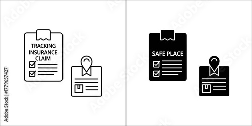 Delivery tracking and insurance claim document