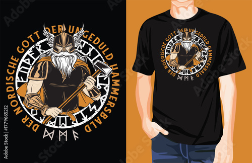 Viking t-shirt design