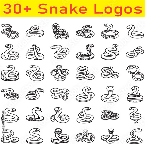30+ Snake Logos 