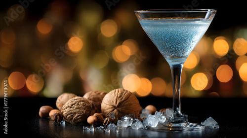 cocktail, champagne, christmas, wine, alcohol, drink, glass, celebration, martini, beverage, party