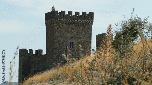 ancient Genoese tower