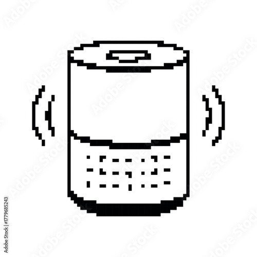 Pixelated Drone Overhead View Showing Propellers and Camera Assembly