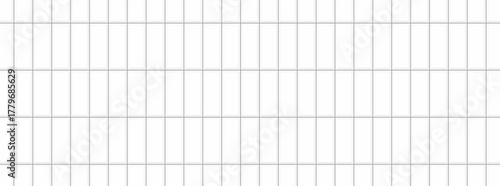 White subway tile wall, with a classic horizontal offset brick pattern vector background