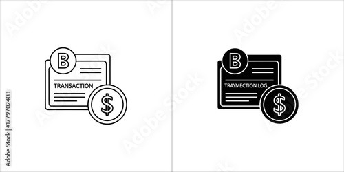 Two audio jack connectors, one outlined and one solid black