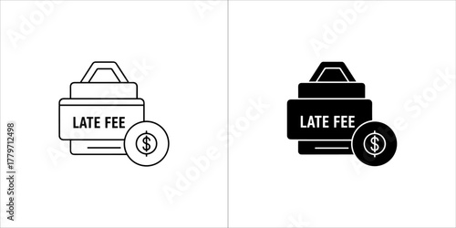 Late fee charge for overdue payment