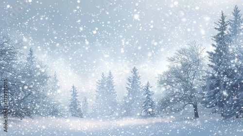 winter background snowflakes on a beautiful background christmas background for cards snowfall snowy nature landscape winter dust