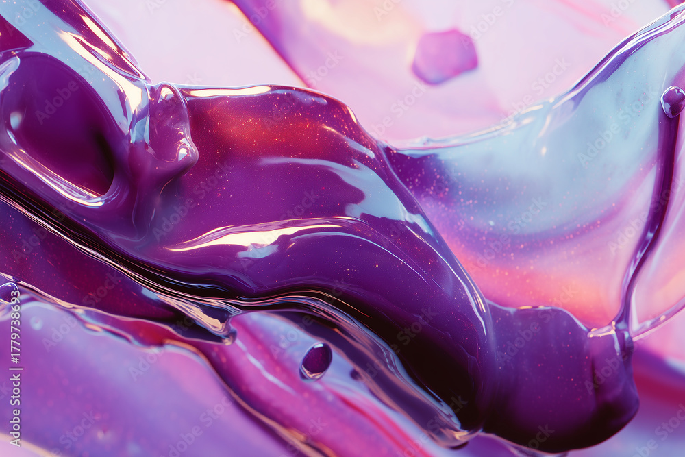 Obraz premium Awangardowe tło – abstrakcyjne kolorowe fale, geometryczne struktury i futurystyczne tekstury