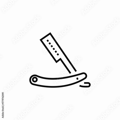 shaving blade (2) icon sign vector