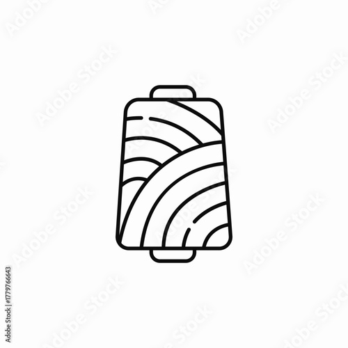 thread tailor icon sign vector
