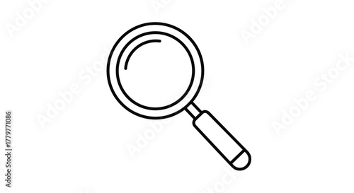 Magnifying Glass Icon for Search and Discovery.