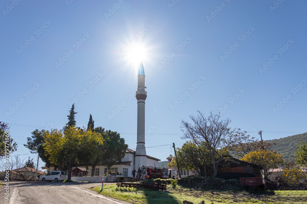 Obraz premium mosque in TURKEY in a village