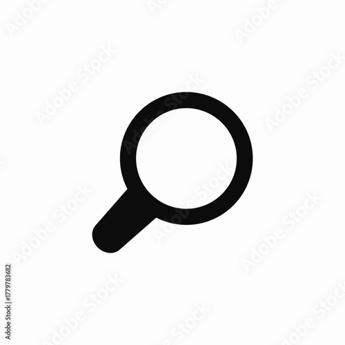 magnify search icon sign vector