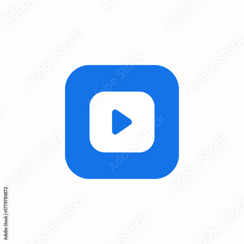 video player page icon sign vector