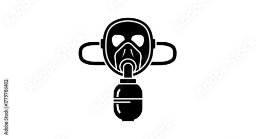 Medical Oxygen Mask for Respiratory Support and Emergency Care.