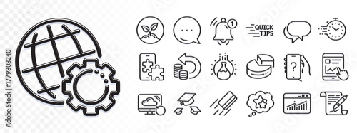 Cash back, Website statistics and Timer line icons for web app. Glare of light effect. Message icon. Pack of Reminder, Credit card, Startup pictogram icons. Vector