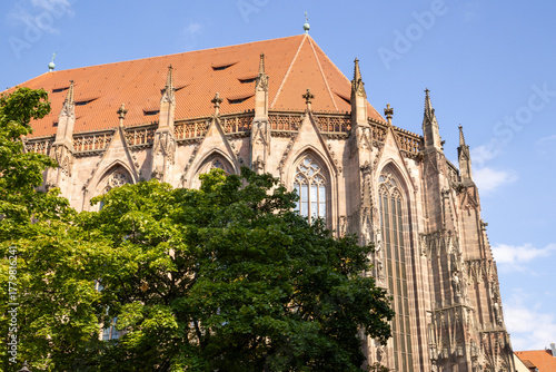 St. Sebald Church in Nuremberg, Germany, a Gothic Lutheran landmark with impressive stained-glass windows, artwork, and a grand historic organ in the old town.