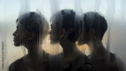 Inner Reflection:  A unique perspective on self-discovery, exploring themes of introspection and transformation through multiple exposure imagery of a figure's side profile. 