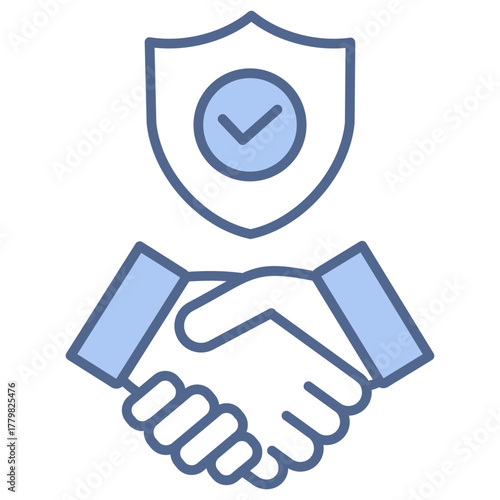 Trust Blue Icon
