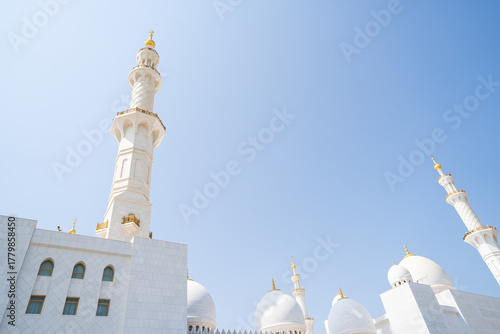 Portion of the domes Sheikh Zayed Mosque, Abu Dhabi