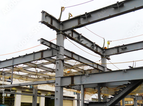 Obraz na płótnie 建設鉄骨