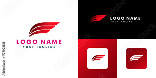 Creative Wings Concept Logo Design Template
