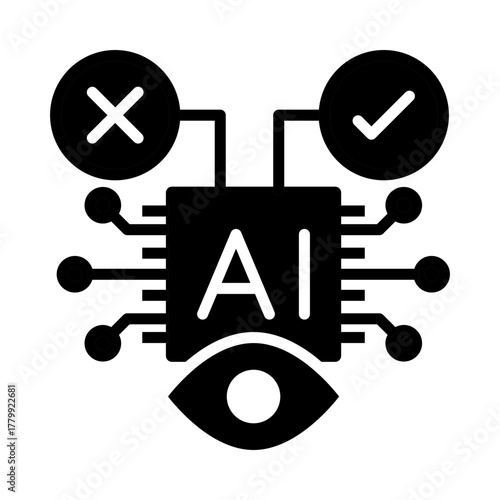 AI Decision Transparency – Making AI Decision-Making Processes Clear and Understandable. Vector illustration.