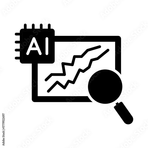 AI Progress Tracker – Monitoring the Development and Performance of AI Systems in Real Time. Vector illustration.