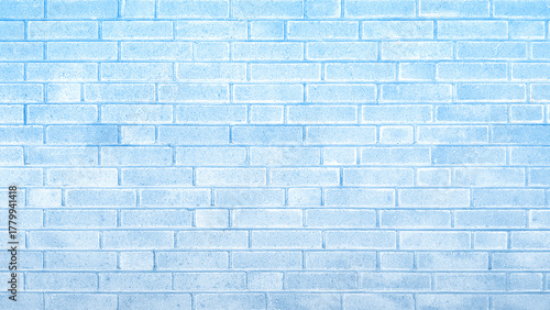 Photos Old clear wall brick texture for blue background
