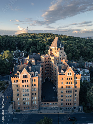 View on Montreal from above summer