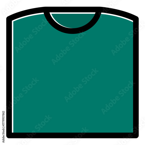 folded green tshirt icon