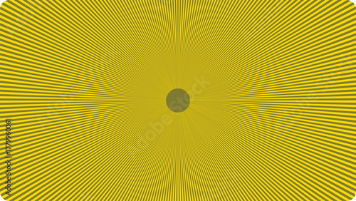 Intricate golden fractal pattern radiating outward from a central dark core