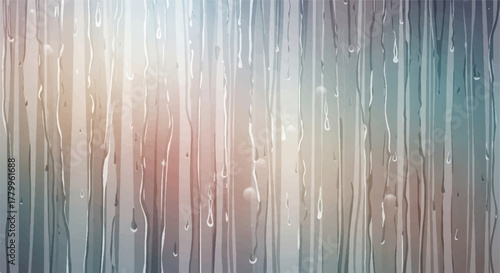 Raindrops on Surface: Capture the subtle beauty of raindrops cascading down a smooth surface, creating a delicate interplay of light and texture. Witness the simple elegance of nature's artistry.