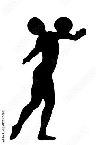 silhouette woman in yoga duo movements pilates body exercise vector image isolated on transparent white background.