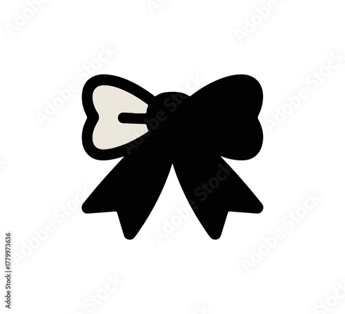 Silhouette of a butterfly with light-colored wings on a black background