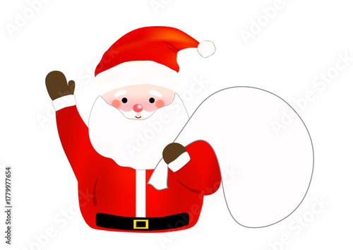 プレゼントを持ったサンタクロース