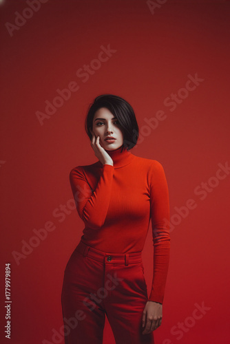 solid color background model