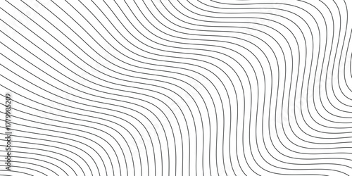 simple black flowing line pattern for banner poster background.