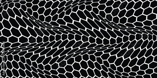 simple black polygon wave pattern for banner poster background.