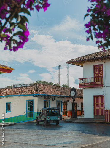 Calles del pueblo de Salento, Quindío, Colombia