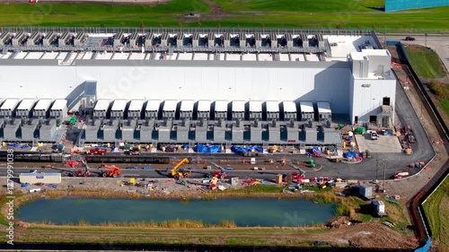 Construction of new massive Data center at the suburbs of Columbus city, ohio.