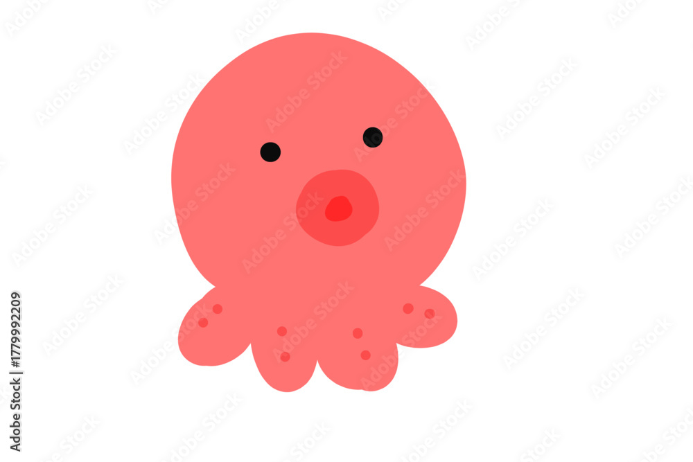 Fototapeta premium たこ 海の生き物 