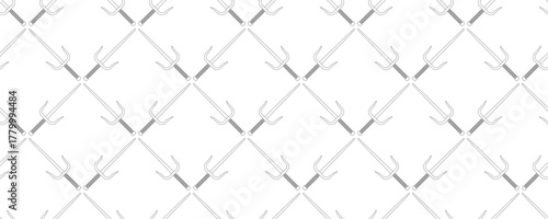 black white Sai seamless pattern