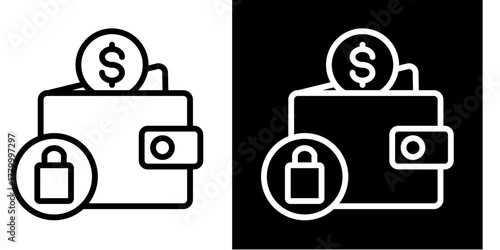 Fixed Costs  Icon Set White Style Collection
