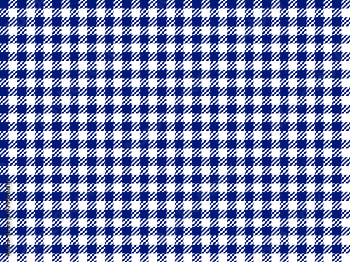 チェック斜1、14紺