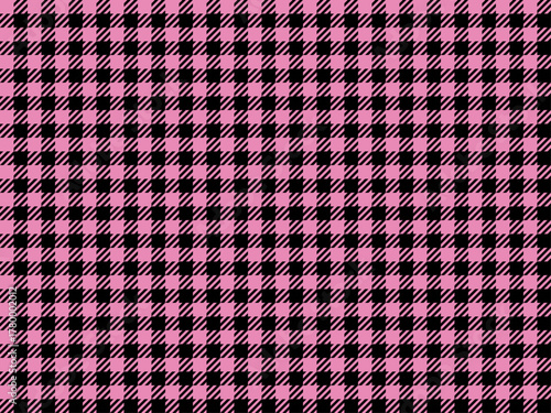 チェック斜1-2、3ピンク