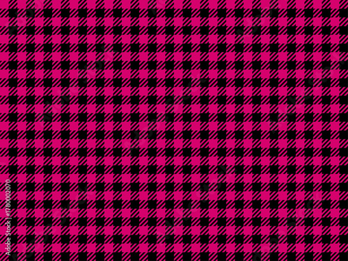 チェック斜1-2、12マゼンタ