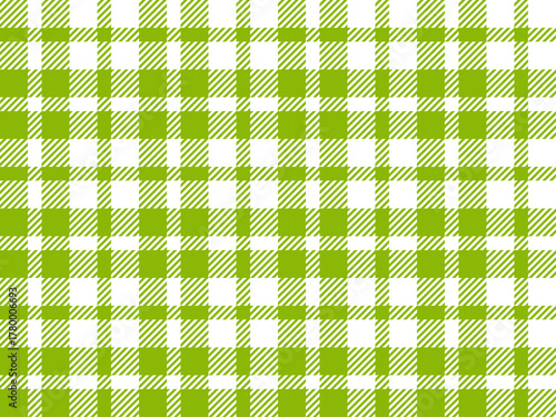 チェック斜2、4黄緑